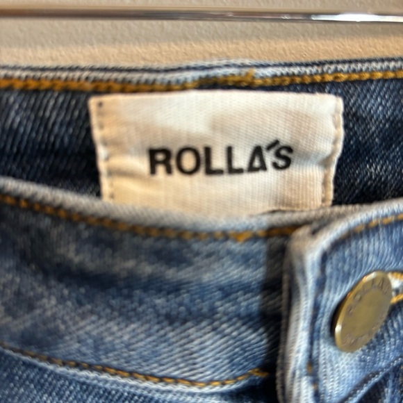 ROLLA’S Sz 30 Jeans Eastcoast High Rise Skinny Mid-Wash Ankle Length - Picture 9 of 9